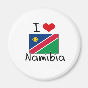 MIG HJÄRTA NAMIBIA MAGNET