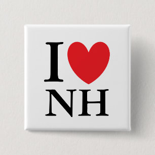 Mig hjärta New Hampshire Knapp