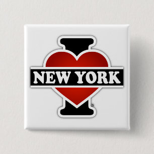Mig hjärta New York Knapp