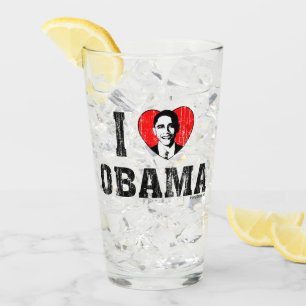Mig hjärta Obama Glaskopp
