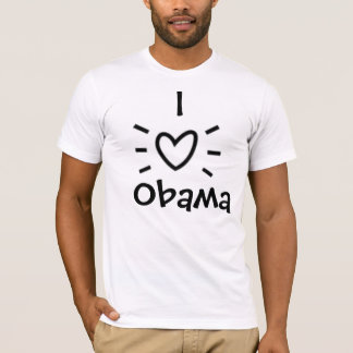 MIG "HJÄRTA" OBAMA! TEE SHIRT