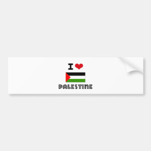 MIG HJÄRTA PALESTINA BILDEKAL