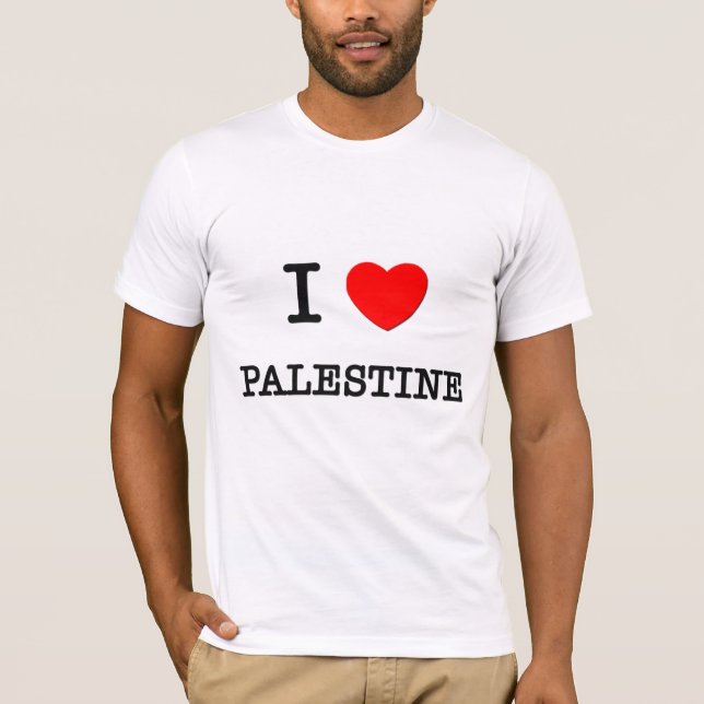 MIG HJÄRTA PALESTINA TEE SHIRT (Framsida)