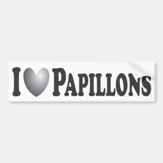 Mig hjärta Papillons - bildekal