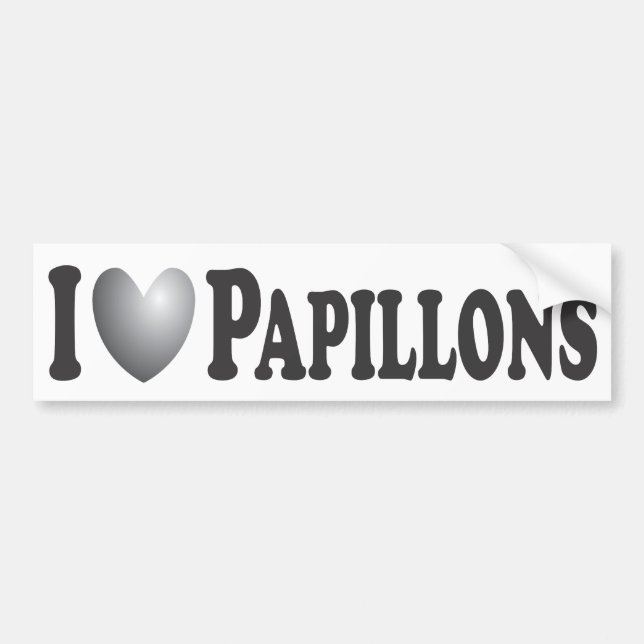 Mig hjärta Papillons - bildekal (Framsidan)