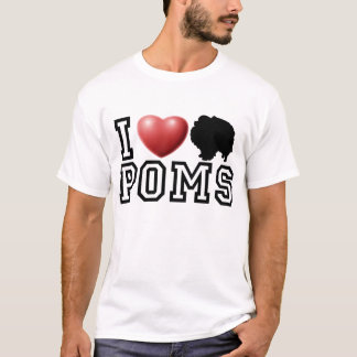 Mig hjärta Poms Tee Shirt
