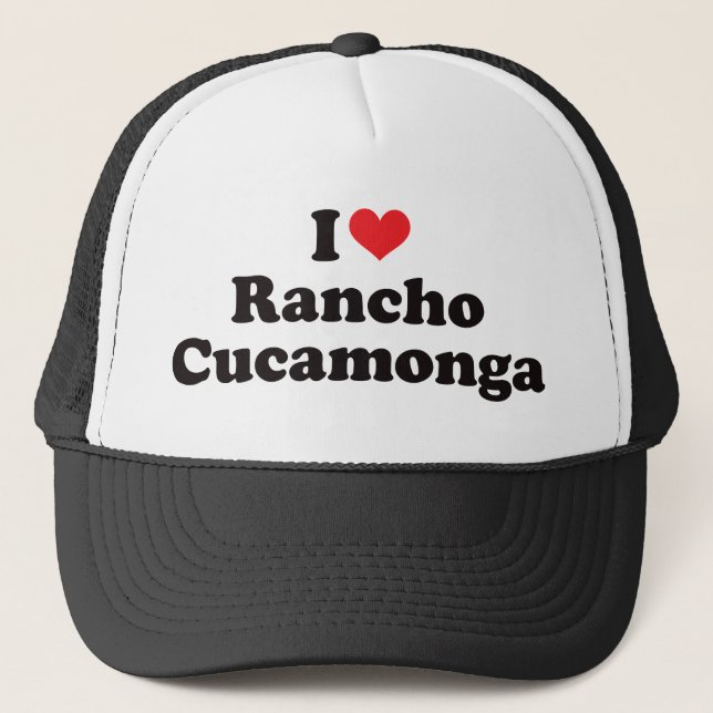 Mig hjärta Rancho Cucamonga Truckerkeps (Framsida)