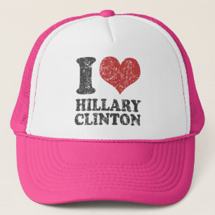 Mig hjärta Retro Hillary Clinton Keps