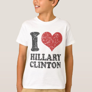 Mig hjärta Retro Hillary Clinton Tröja
