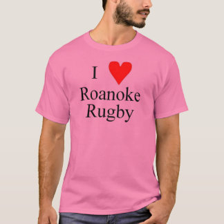 Mig "hjärta" Roanoke Rugby Tee Shirt