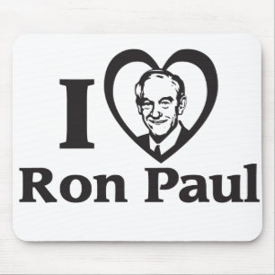 MIG HJÄRTA RON PAUL - Mousepad Musmatta