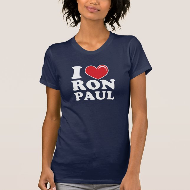 Mig hjärta Ron Paul Tee (Framsida)