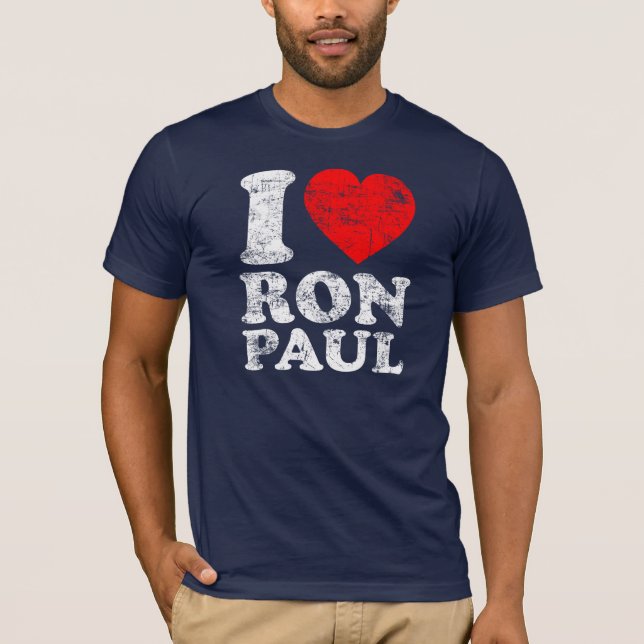 Mig hjärta Ron Paul Tröja (Framsida)