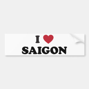 Mig hjärta Saigon Vietnam Ho Chi Minh City Bildekal