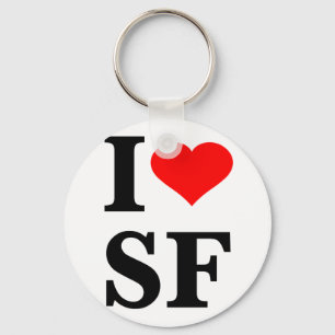 Mig hjärta San Francisco Nyckelring