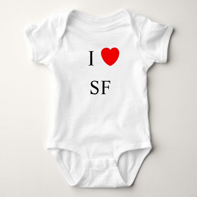 Mig hjärta San Francisco Tee (Framsida)