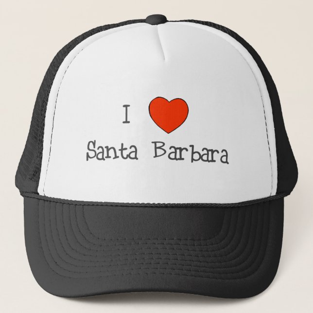 Mig hjärta Santa Barbara Truckerkeps (Framsida)