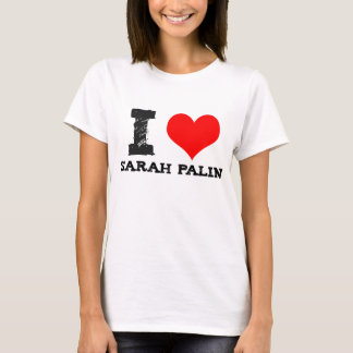 Mig hjärta Sarah Palin Tee Shirt