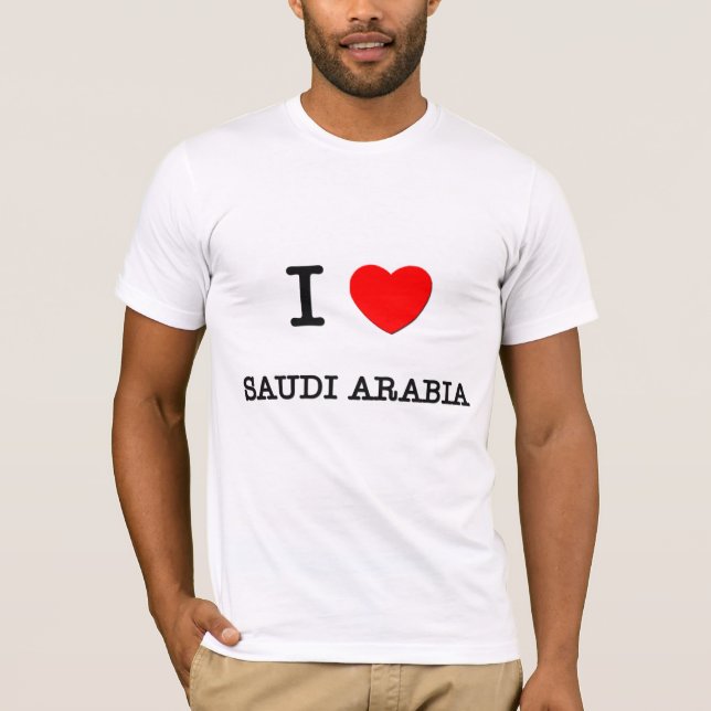 MIG HJÄRTA SAUDIARABIEN T-SHIRT (Framsida)