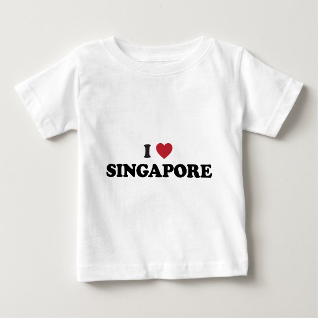 Mig hjärta Singapore T-shirt (Framsida)