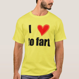 Mig hjärta som fiser tee shirt