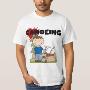 Mig hjärta som kanotar pojkeTshirts och gåvor Tröja