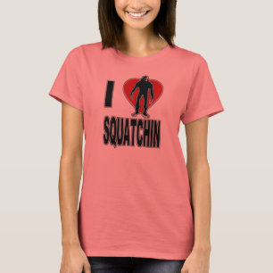 Mig hjärta Squatchin T-shirt