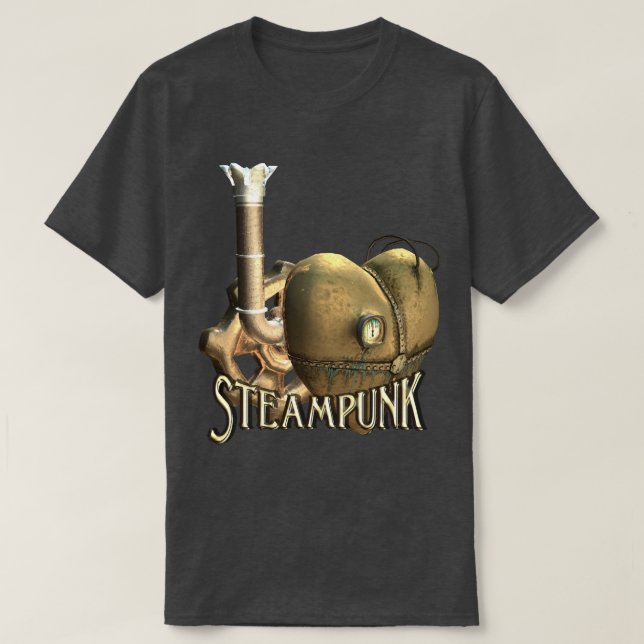 Mig hjärta Steampunk T-shirt (Design framsida)