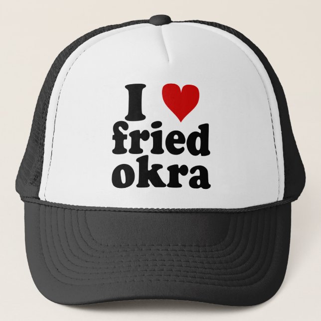 Mig hjärta stekt Okra Keps (Framsida)