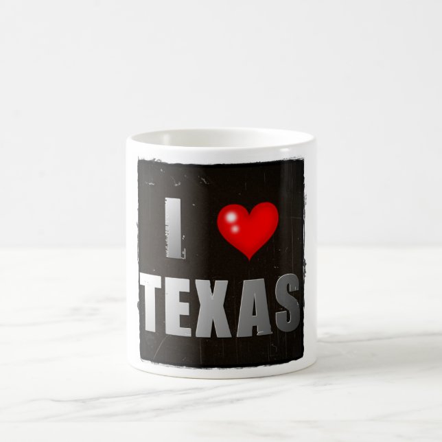Mig (hjärta) Texas mugg! Kaffemugg (Center)