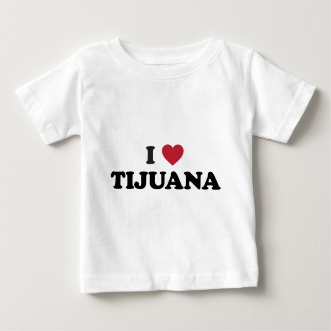 Mig hjärta Tijuana Mexico T Shirt (Framsida)