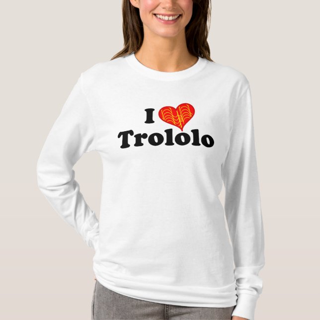 Mig hjärta Trololo T Shirt (Framsida)