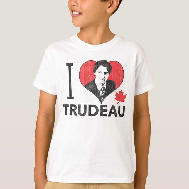 Mig hjärta Trudeau Tröja (Framsida)