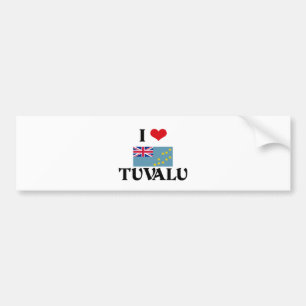 MIG HJÄRTA TUVALU BILDEKAL