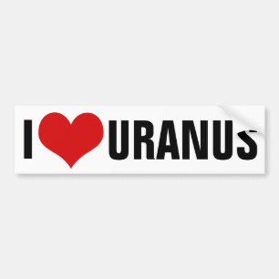 Mig hjärta Uranus Bildekal