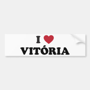 Mig hjärta Vitória Brasilien Bildekal