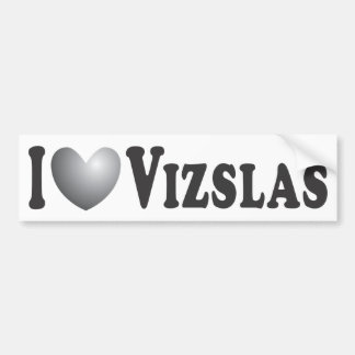 Mig hjärta Vizslas - bildekal