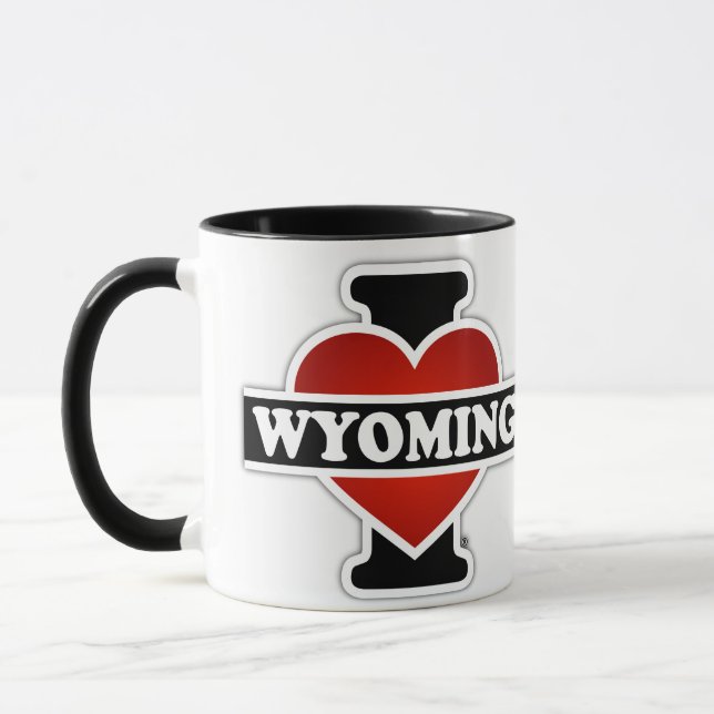 Mig hjärta Wyoming Mugg (Vänster)
