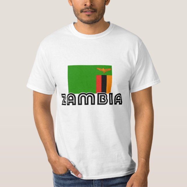 MIG HJÄRTA ZAMBIA T SHIRT (Framsida)
