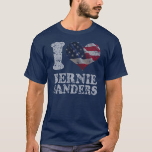 Mig hjärtaamerikanska flagganBernie slipmaskiner Tee