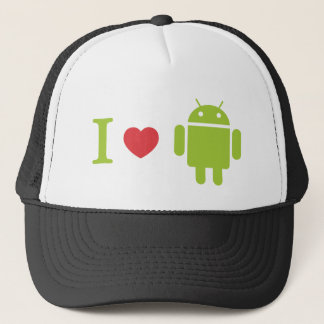 Mig hjärtaAndroid Truckerkeps
