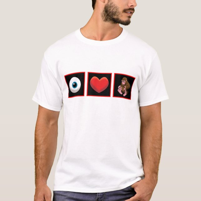 MIG HJÄRTABABY SQUATCH T-SHIRT (Framsida)