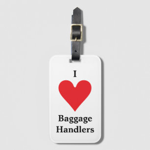 Mig hjärtabagageförlagehanterare bagagebricka