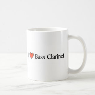 Mig hjärtabasklarinett kaffemugg