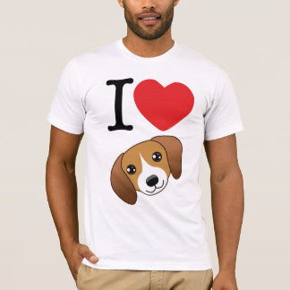 Mig hjärtaBeaglesT-tröja Tee Shirt