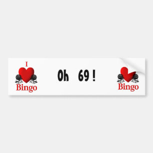 Mig hjärtaBingo Bildekal