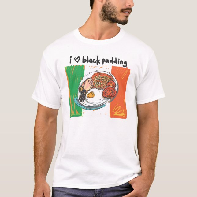 mig hjärtablodpudding! t-shirt (Framsida)
