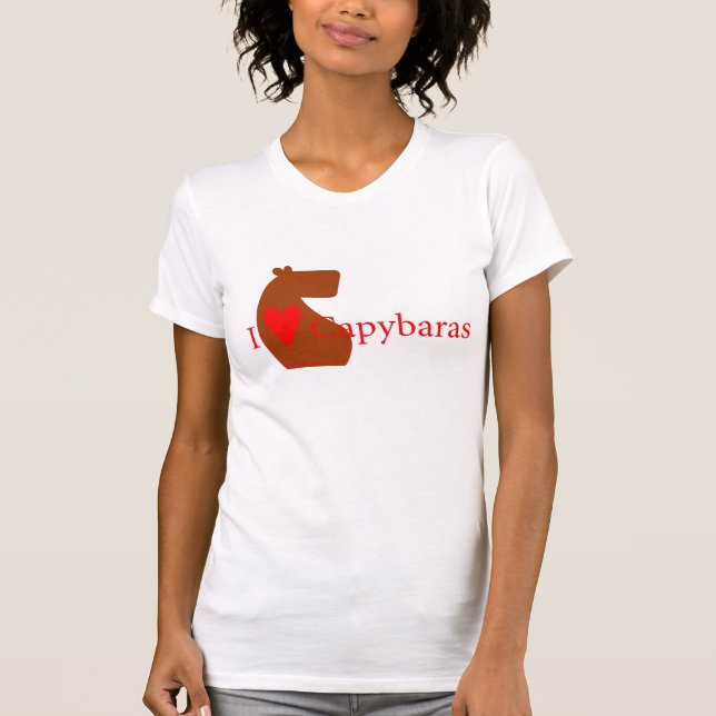 Mig hjärtaCapybaras T-shirt (Framsida)