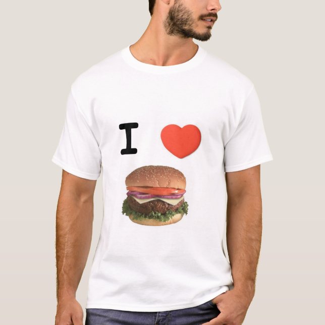 MIG HJÄRTACHEESEBURGERS T SHIRT (Framsida)