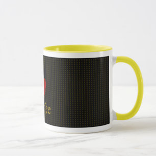 Mig hjärtaCoffee_Coffee mugg (svarten)